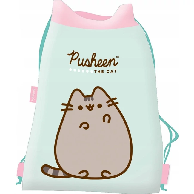 Pusheen Mint cicás tornazsák 43×34 cm