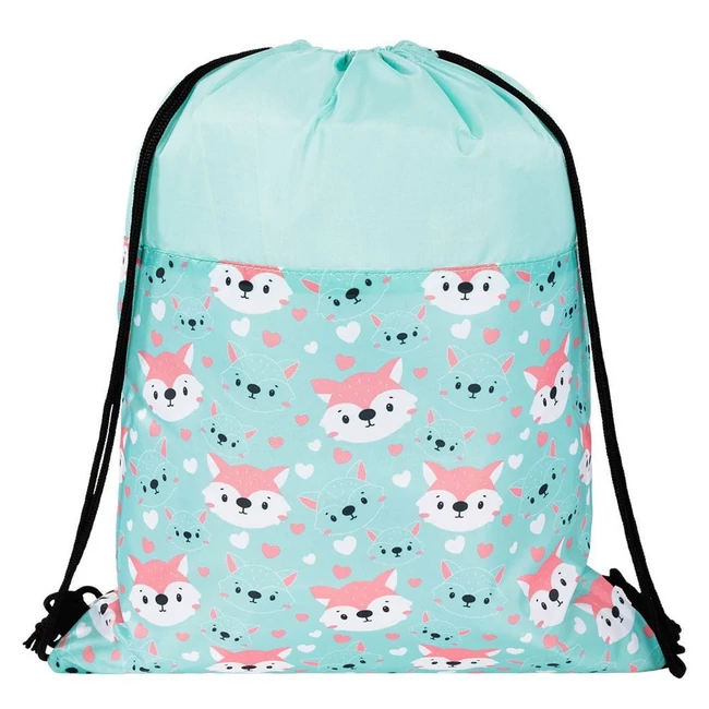 St.Right Lovely Fox rókás tornazsák, sportzsák 43×32 cm