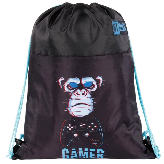 St.Right Blue Gamer tornazsák, sportzsák 43×32 cm