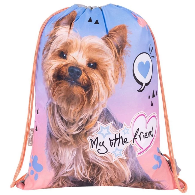 St.Right Grey Yorkie tornazsák, sportzsák 43×32 cm