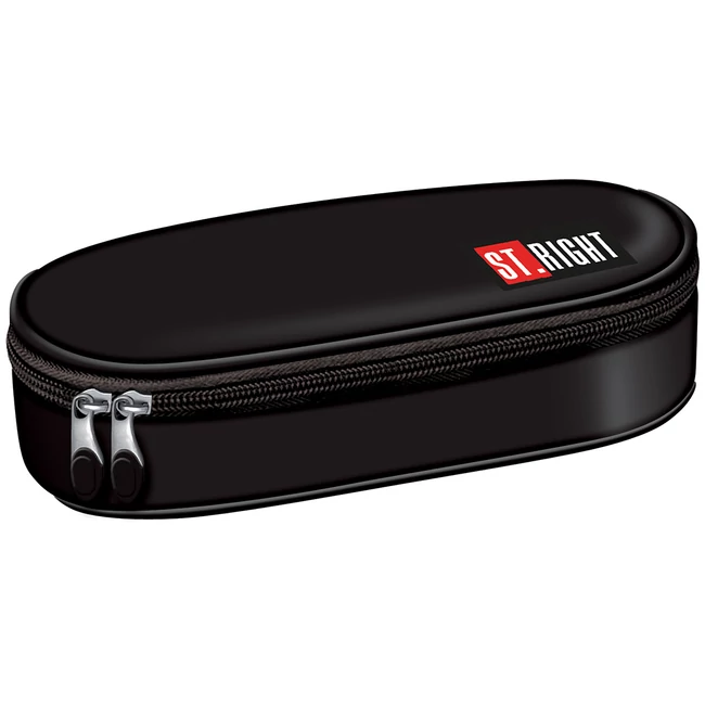 St.Right Black ovális tolltartó PC01 23×9,5×6 cm