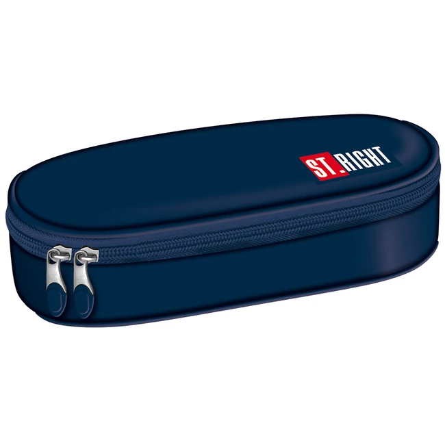 St.Right Navy Blue ovális tolltartó PC01 23×9,5×6 cm