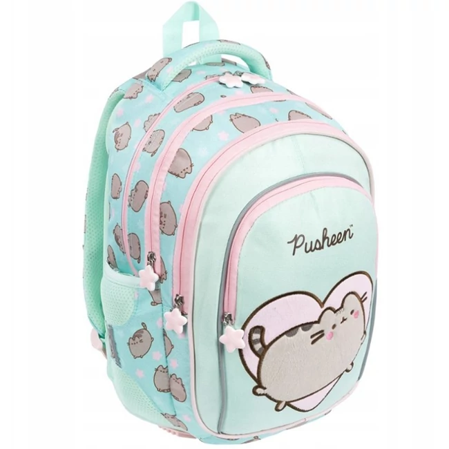 Pusheen menta iskolatáska, hátizsák BPL58 40×29×19 cm