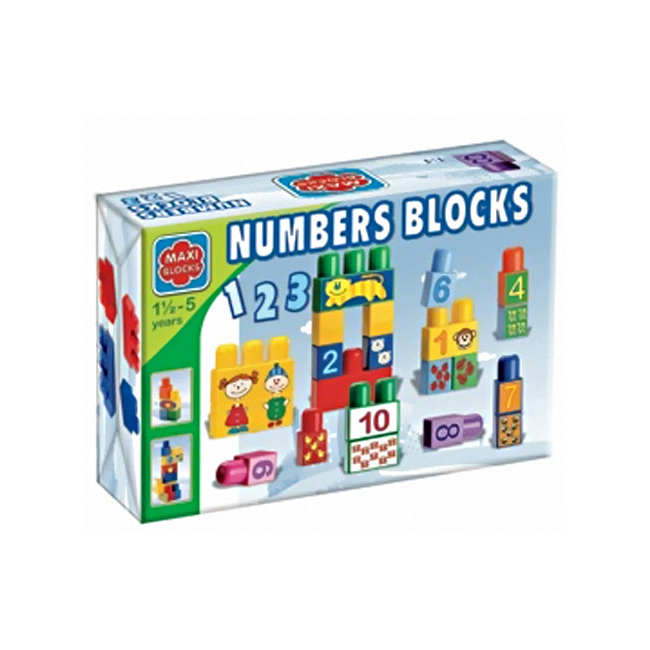 Maxi Blocks figurás számoló kockák – D-Toys