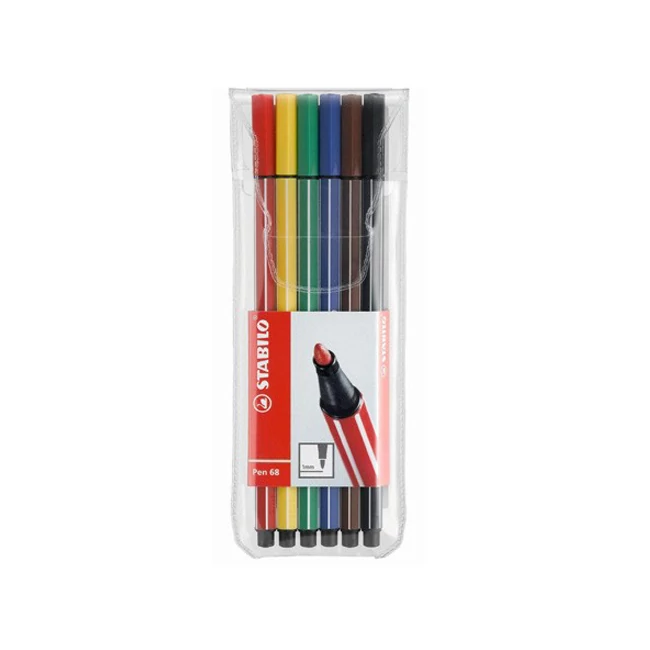 Stabilo: Pen 68 1,4 mm rostirón 6 db-os szett