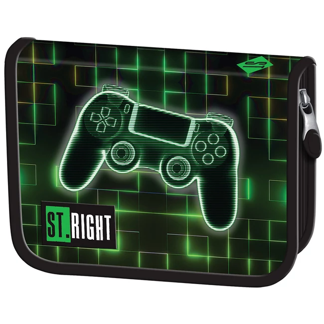 St.Right Neon pad gamer mintás kihajtható tolltartó PC03 20,5×14×3,5 cm