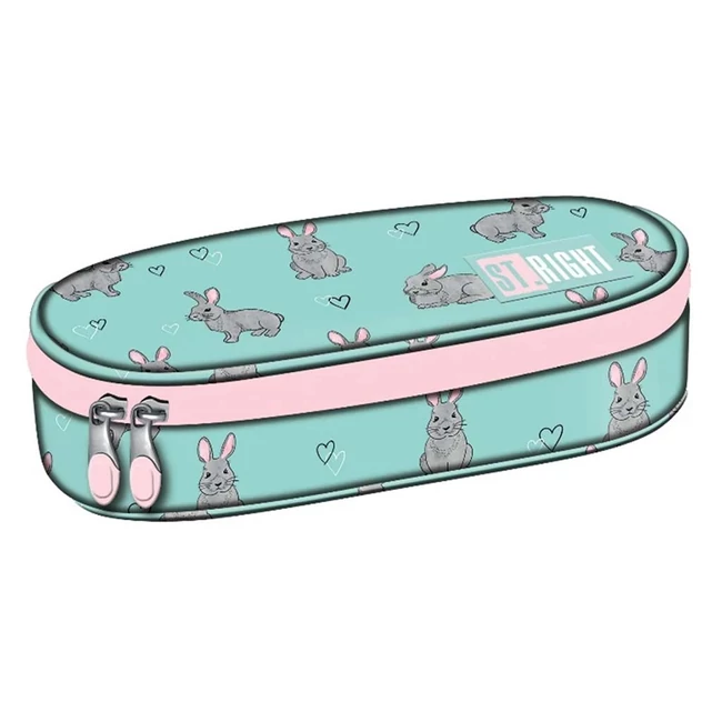 St.Right Grey Rabbit ovális tolltartó PC01 23×9,5×6 cm