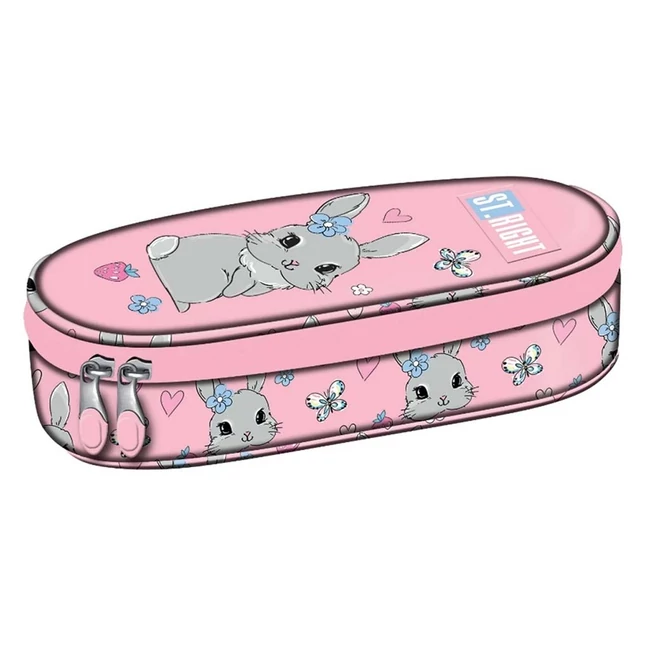 St.Right Cute Rabbit ovális tolltartó PC01 23×9,5×6 cm
