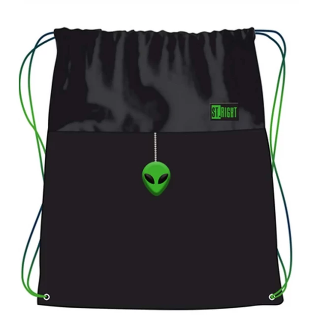 St.Right Green Power Alien tornazsák, sportzsák 43×34 cm