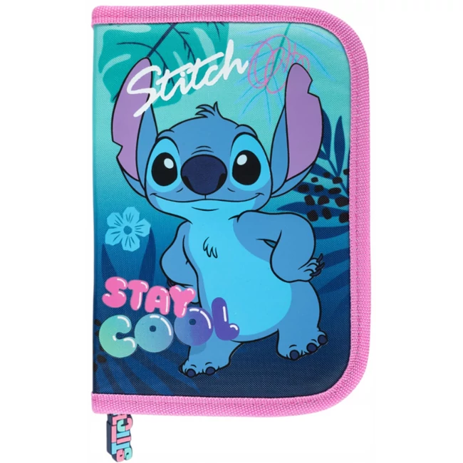 Stitch stay cool kihajtható tolltartó 20,5×14×3,5 cm