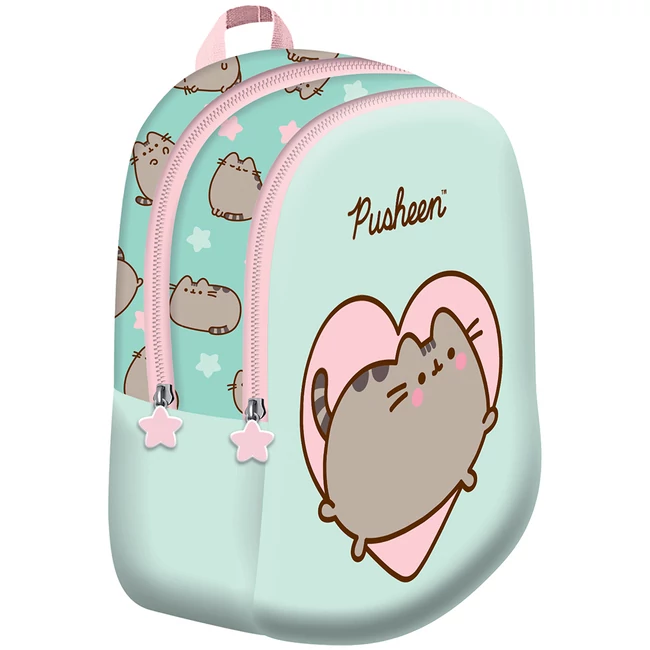 Pusheen menta ovis hátizsák 28×23×13 cm