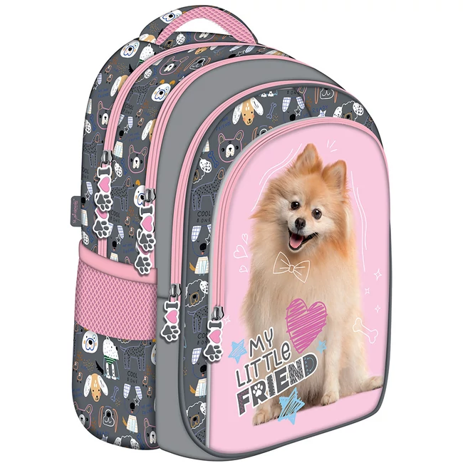 My Little Friend Sweet Pomeranian kutyás iskolatáska, hátizsák BPL58 40×29×19 cm