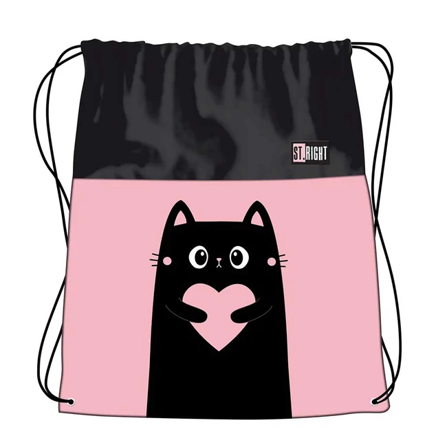 St.Right Purrfect Love tornazsák, sportzsák 34x43cm
