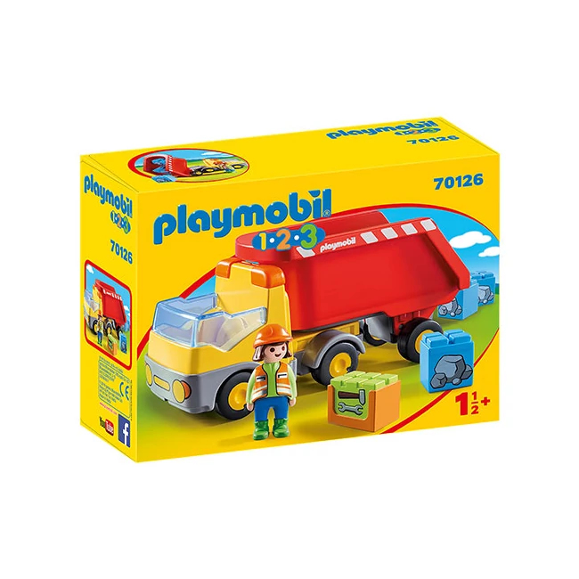 Playmobil: 1–2-3 – Billenős teherkocsi (70126)