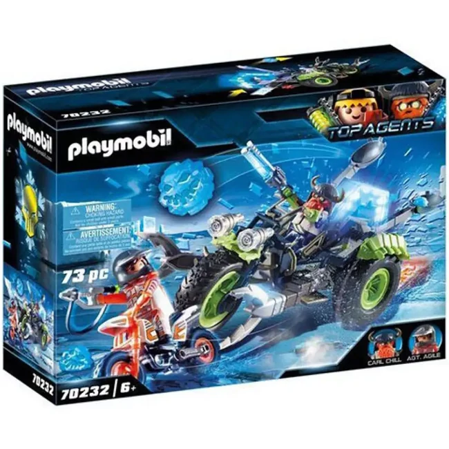 Playmobil: Top Agents – ARCTIC REBELS Jég-Trike (70232)