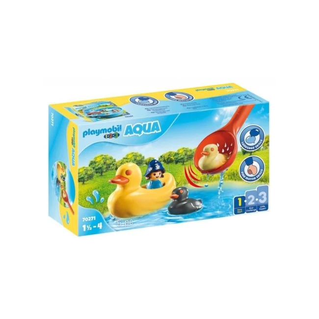 Playmobil: 1–2-3/Aqua – Kacsa család (70271)