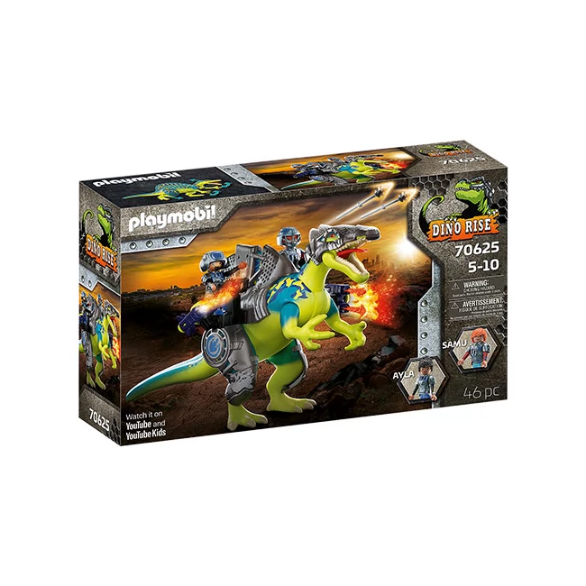 Playmobil: Dino Rise – Spinosaurus: Kettős védekezőerő (70625)