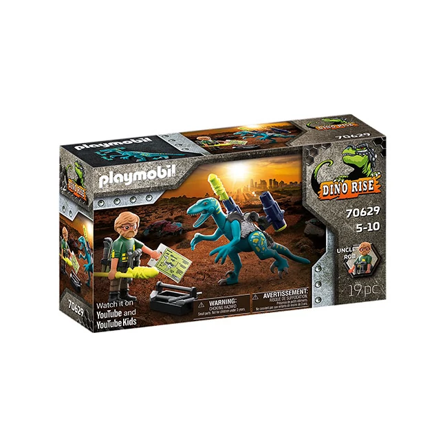 Playmobil: Dino Rise – Uncle Rob: Harcra készen (70629)