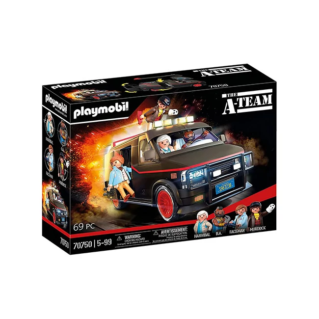 Playmobil: The A-Team Szupercsapat furgonja (70750)