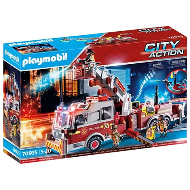 Playmobil: Tűzoltóautó US Tower Ladder (70935)