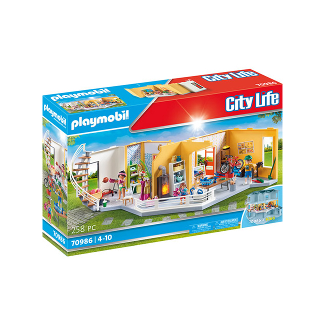 Playmobil: City Life Emelet bővítmény a modern lakóházhoz (70986)
