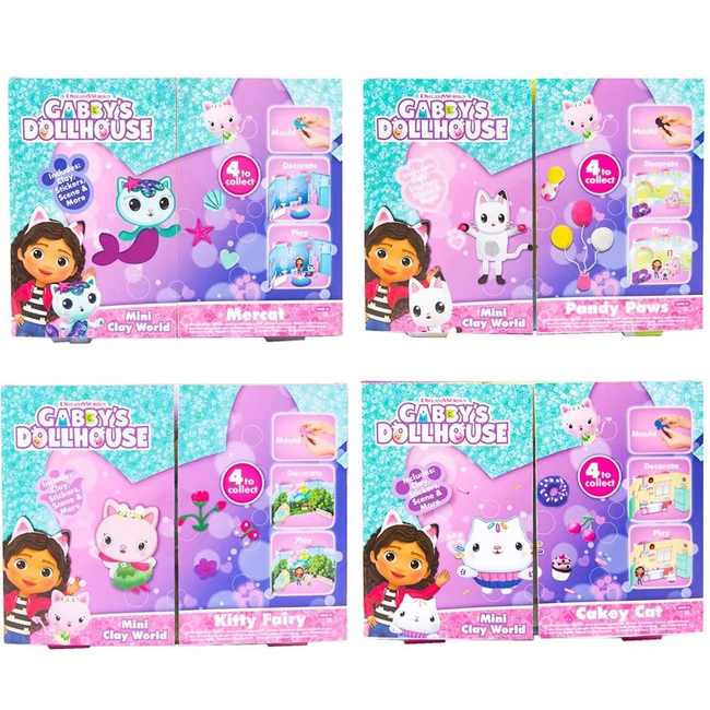 Gabi babaháza karakteres gyurmakészlet többféle változatban 1 db