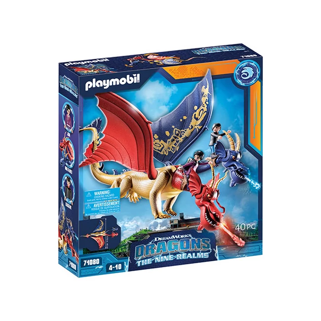 Playmobil: Dragons Nine Realms – Wu &amp; Wei Junnal (71080)