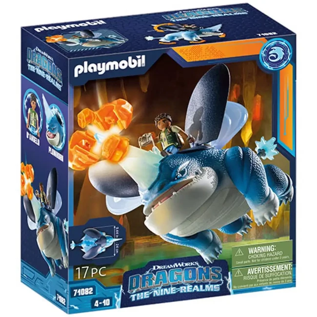 Playmobil: Dragons Nine Realms – Plowhorn & D'Angelo (71082)