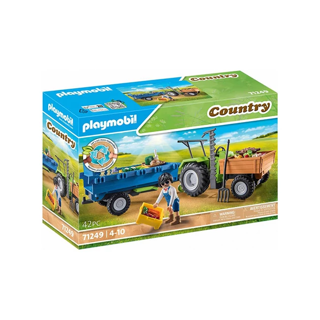 Playmobil: Country Traktor utánfutóval (71249)