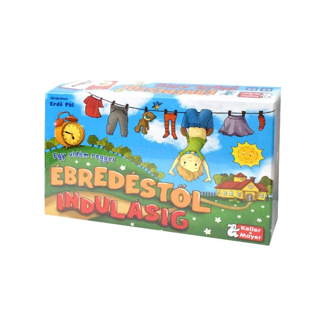 Ébredéstől indulásig készségfejlesztő társasjáték
