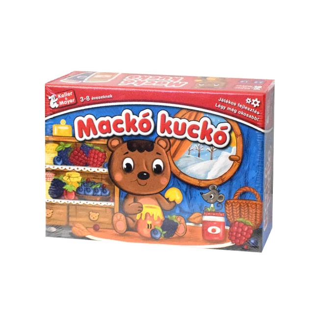 Mackó kuckó készségfejlesztő társasjáték