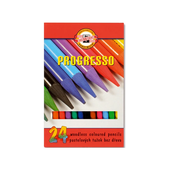 ICO: Progresso pasztellceruza 24 db Koh-I-Noor