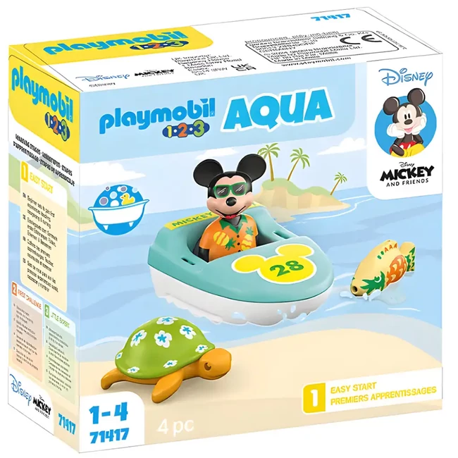 Playmobil: 1.2.3 & Disney: Micky hajókázik (71417)