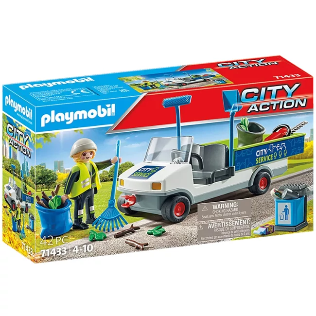 Playmobil: Várostakarítás elektromos járművel (71433)