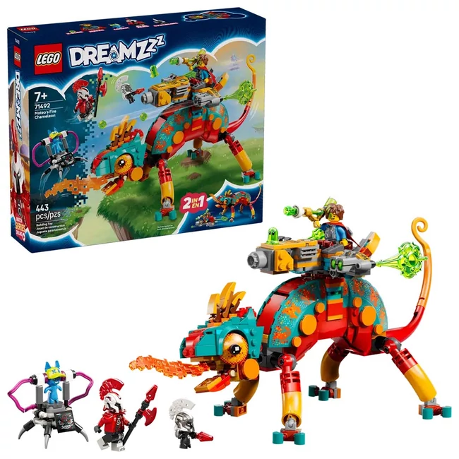 LEGO® DREAMZzz: Mateo tűzkaméleonja (71492)