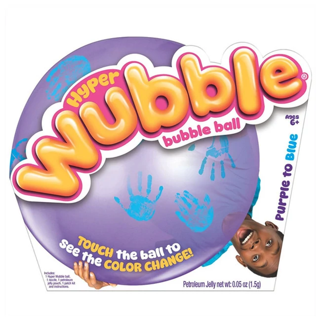 Hyper Wubble színváltós buboréklabda – Lila-Kék