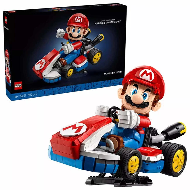 LEGO® Super Mario™: Mario Kart™ – Mario és Standard Kart (72037)