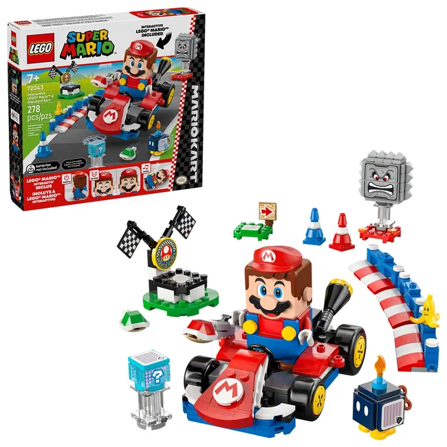 LEGO® Super Mario™: Interaktív LEGO® Mario™ és Standard Kart (72043)