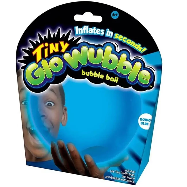 Tiny Wubble sötétben világító kék buboréklabda 30 cm