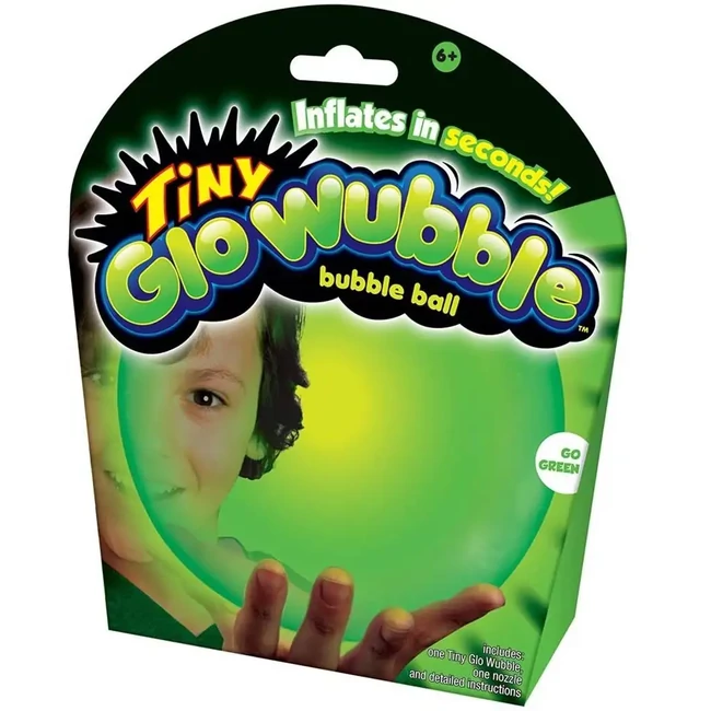 Tiny Wubble sötétben világító zöld buboréklabda 30 cm