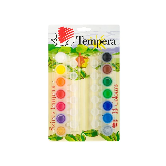 ICO: SÜNI 14 db-os tégelyes tempera szett