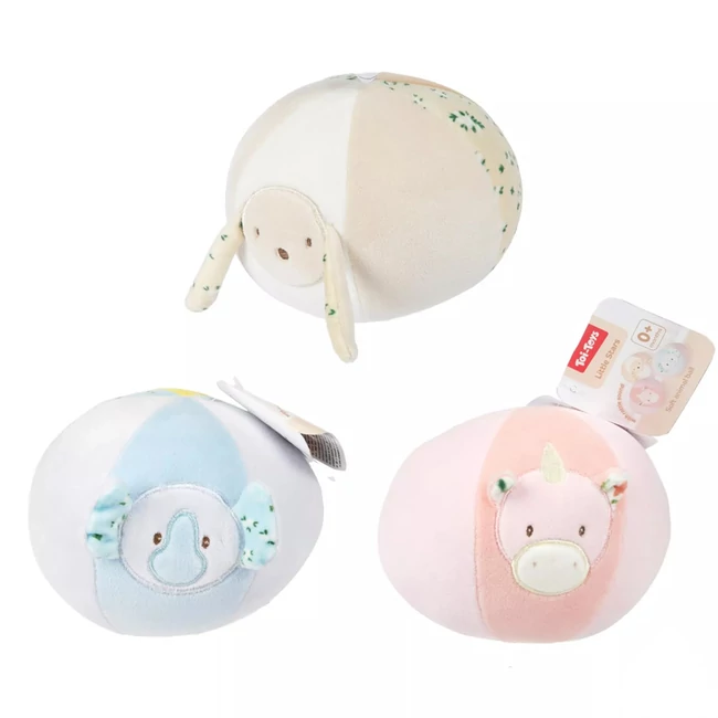 Little Stars puha bébilabda csörgővel többféle 1 db