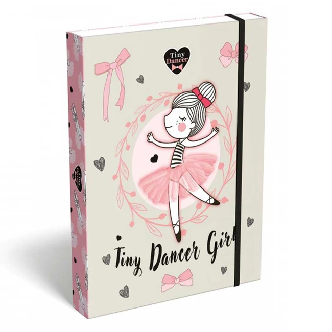 ICO: Lizzysuli Tiny Dancer Lovely Ballerina mintás füzetbox A/5
