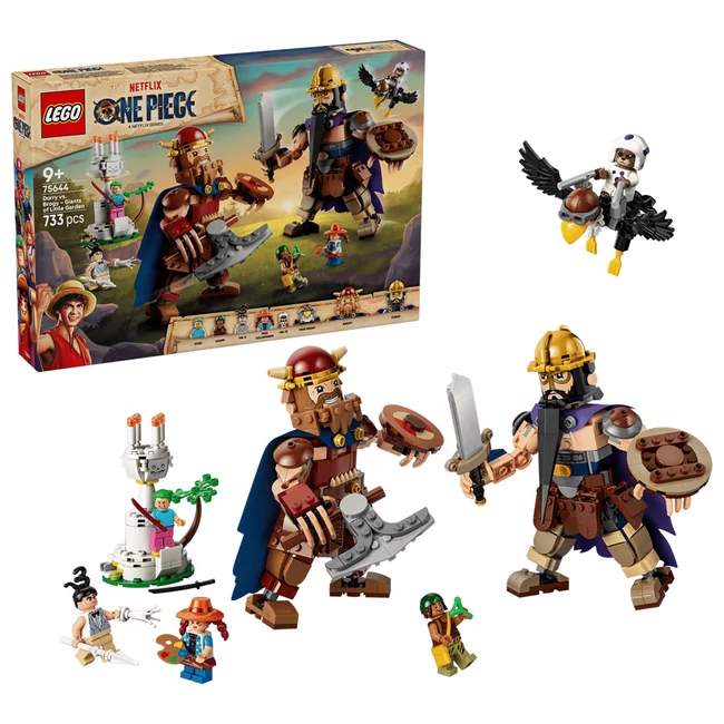 LEGO® One Piece: Dorry vs. Brogy – A Kicsi Kert óriásai (75644)