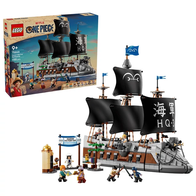 LEGO® One Piece: Garp tengeri csatahajója (75646)