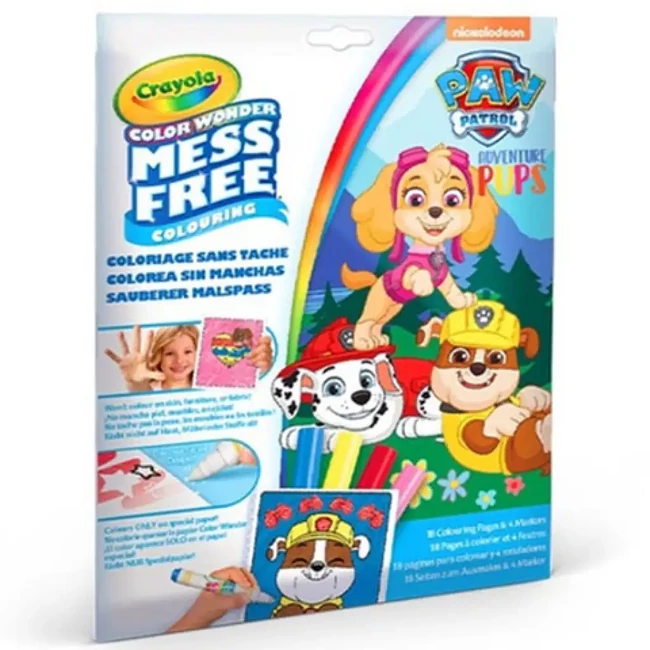 Crayola: Color Wonder Mancs őrjárat maszatmentes kifestő