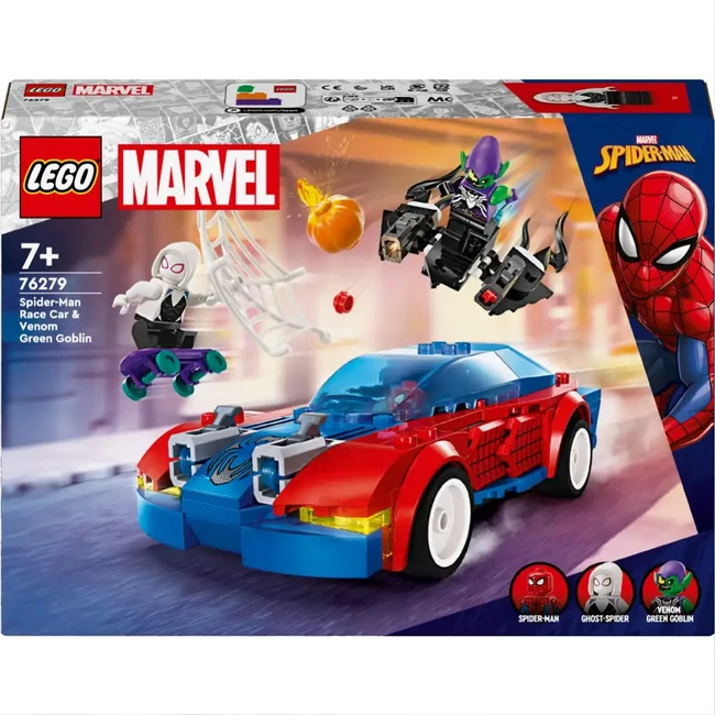LEGO® Super Heroes: Pókember versenyautó és Venomizált zöld manó (76279)