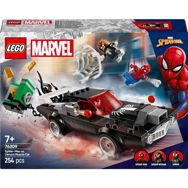 LEGO® Super Heroes: Marvel – Pókember vs. Venom sportautója (76309)