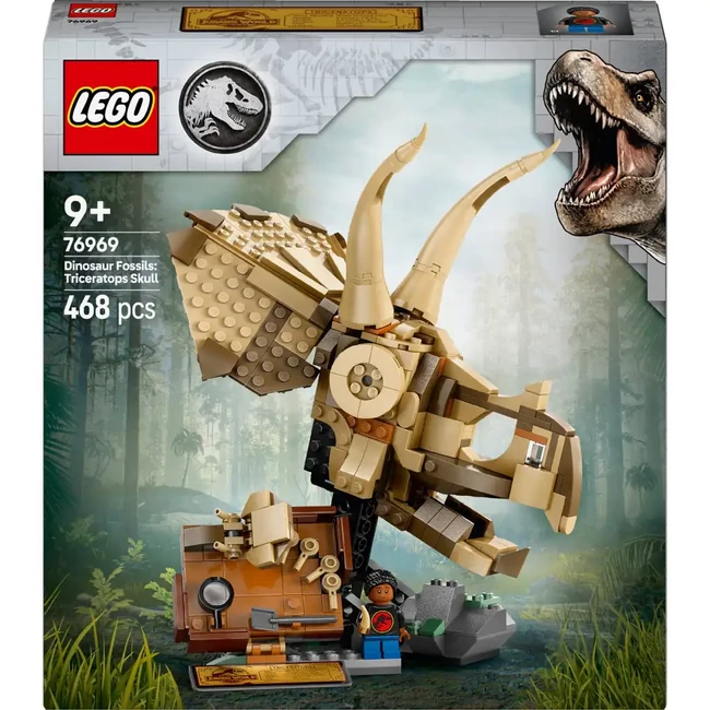 LEGO® Jurassic World: Dinómaradványok – Triceratops-koponya (76969)