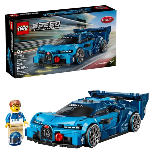 LEGO® Speed Champions: Bugatti Vision GT hipersportautó (77253)